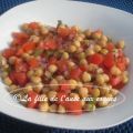 SALADE MAROCAINE DE POIS CHICHES ET TOMATES