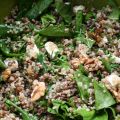 Salade quinoa lentille épinard féta