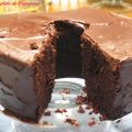 Gâteau Bundt , crème sure et chocolat