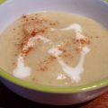 Soupe de panais et pomme aux épices