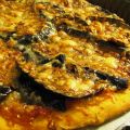 Pizza moelleuse aux aubergines