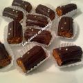 Mini bûches au cacahuètes et chocolat
