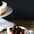 Cheesecake sans cuisson aux myrtilles