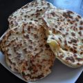 Naan au fromage.
