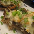 Tartine chèvre et champigons