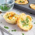 Mini quiches au céleri et roquefort