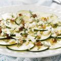 Carpaccio de courgettes à la feta