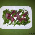 Salade épinard magret fumé à la framboise /[...]
