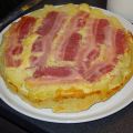 Quiche Tatin - Pommes de terre - Lard