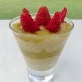 Riz au lait à l'érable, compotée de rhubarbe et[...]