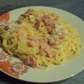 Spaghetti à la carbonara.