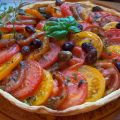 tarte sablée aux trois tomates