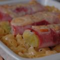 Poireaux roulés au jambon