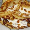Crepes aux raisins secs, Recette Ptitchef