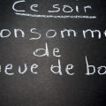 Consommé de queue de boeuf.