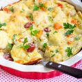 Gratin de chou-fleur aux saucisses