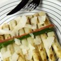 Asperges blanches au parmesan