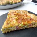 Tarte poireau, bacon, au mascarpone