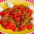 Salade de tomates, mozzarella et pesto, Recette[...]