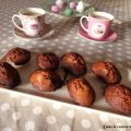 Madeleines au chocolat et praliné / Chocolate[...]