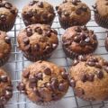 Muffins aux bananes superchocolatés
