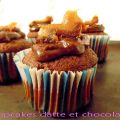 Cupcake datte et chocolat
