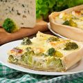 Quiche au brocoli et fromage frais