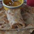 Crêpes marocaines à la farine de blé complet,[...]