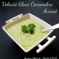 Velouté glacé avocat-concombre