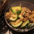 Poêlée relevée de courgettes au boeuf