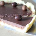 Tarte au chocolat et à la banane