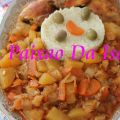 Frango no wok com legumes a minha maneira