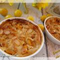 Gratin de mirabelles, sans gluten, sans lactose
