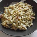 Risotto jambon-petits pois