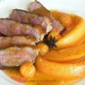 Magret de canard et poêlée de melon aux épices