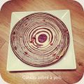 Gâteau zébré à pois { pour Hélène }