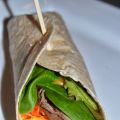 Wrap au boeuf à l'asiatique