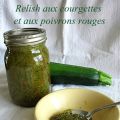 Relish aux courgettes et aux poivrons rouges