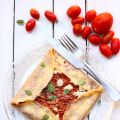 Mes crêpes tomate/mozzarella