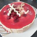 Bavarois framboises/passion