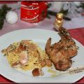 Cuisses de lapin aux cèpes et foie gras et ses[...]