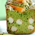 Cake vert basilic et surimi