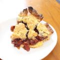 Tarte à la cerise façon crumble