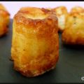 Mini cannelés salés au fromage de chèvre et miel