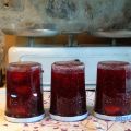 confiture de prunes et framboises