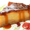 Gâteau invisible aux pommes et crème caramel au[...]