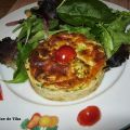 Flans aux courgettes et au crabe