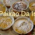 Queijadas de limao e chocolate