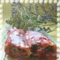 Manicotti aux épinards et au prosciutto,[...]
