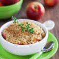 Crumble aux pêches